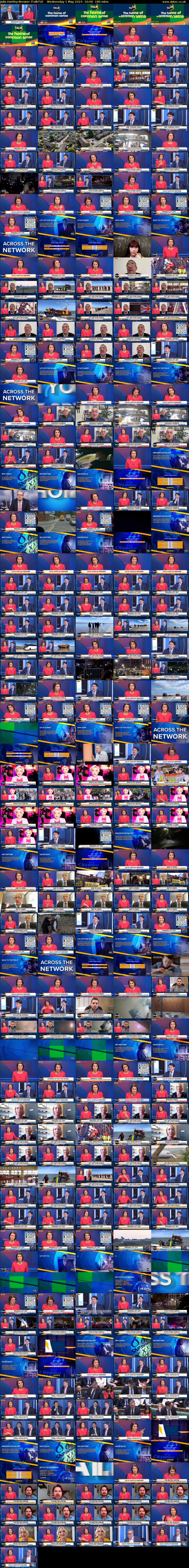 Julia Hartley-Brewer (TalkTV) Wednesday 1 May 2024 10:00 - 13:00