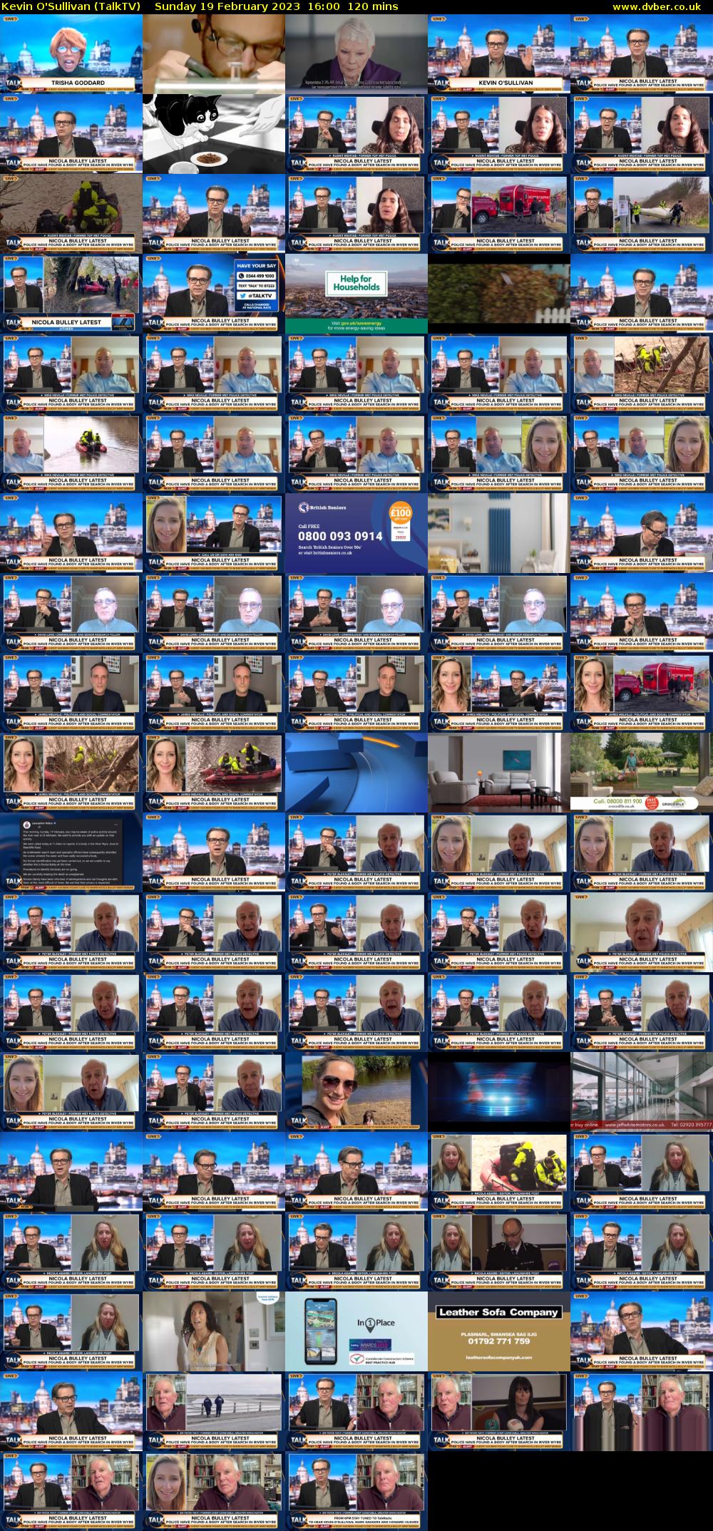 Kevin O'Sullivan (TalkTV) Sunday 19 February 2023 16:00 - 18:00