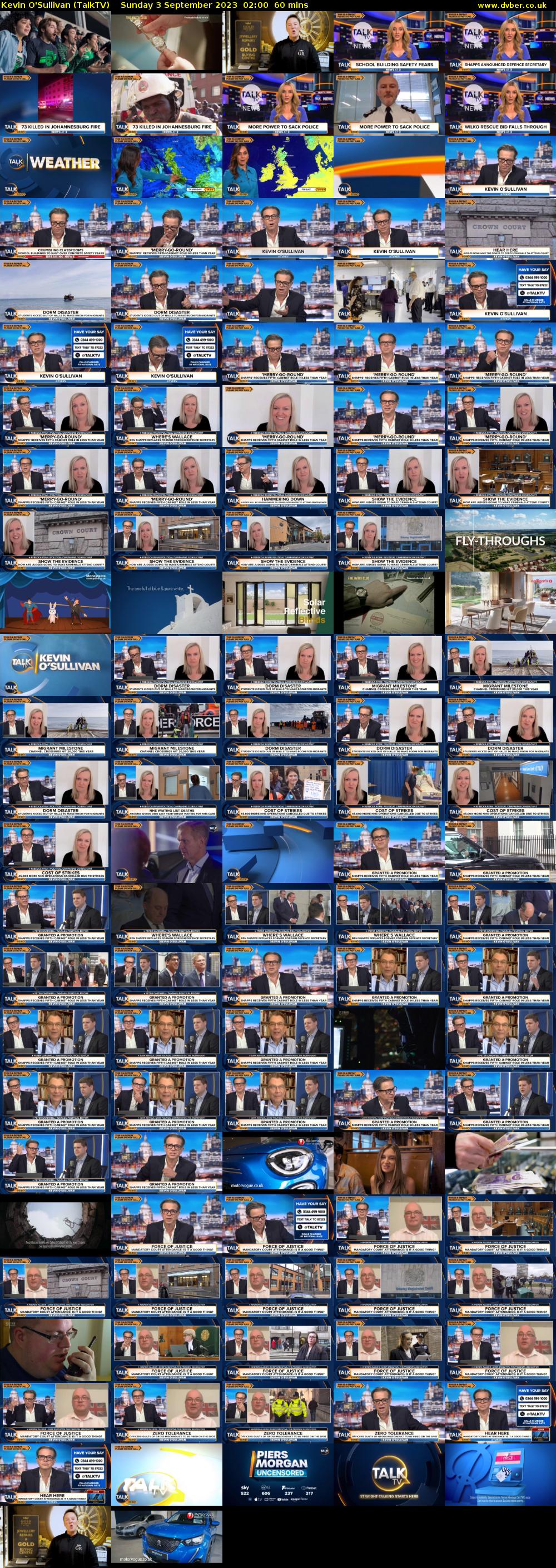 Kevin O'Sullivan (TalkTV) Sunday 3 September 2023 02:00 - 03:00