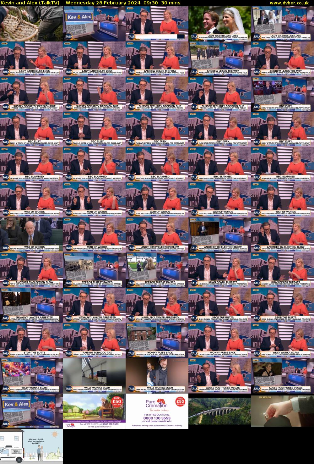 Kevin and Alex (TalkTV) Wednesday 28 February 2024 09:30 - 10:00