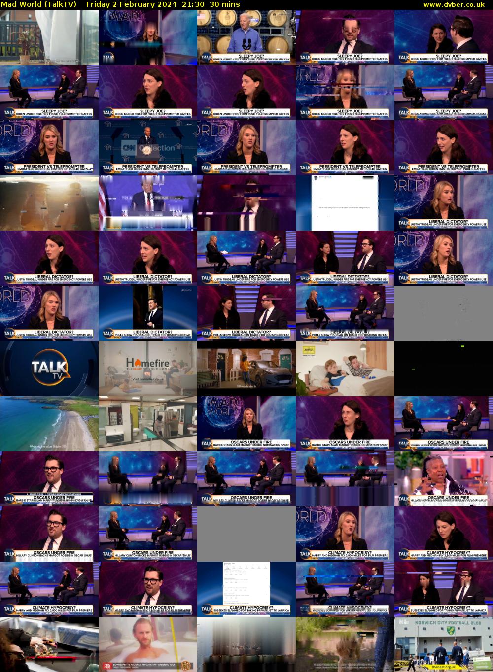 Mad World (TalkTV) Friday 2 February 2024 21:30 - 22:00