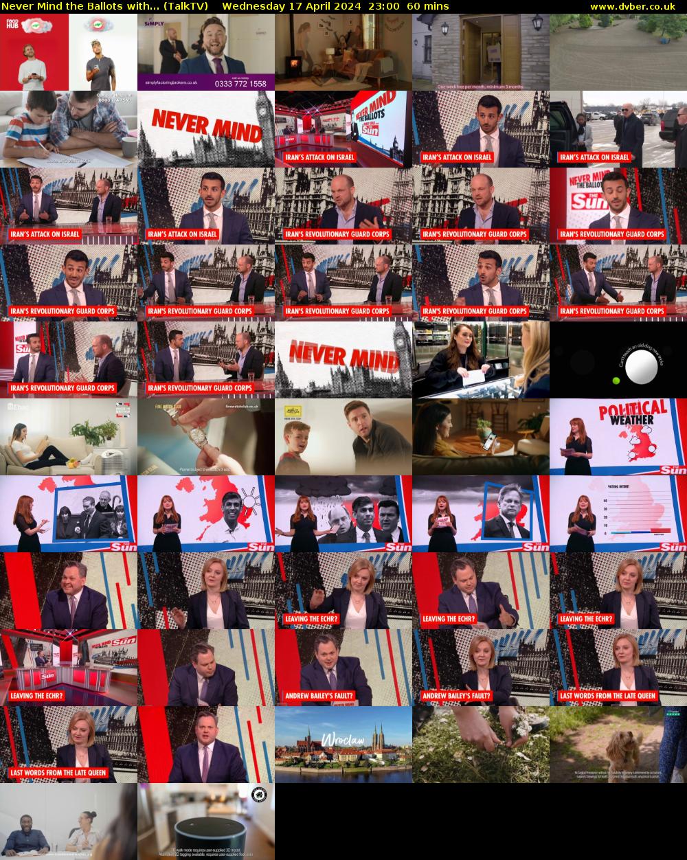 Never Mind the Ballots with... (TalkTV) Wednesday 17 April 2024 23:00 - 00:00