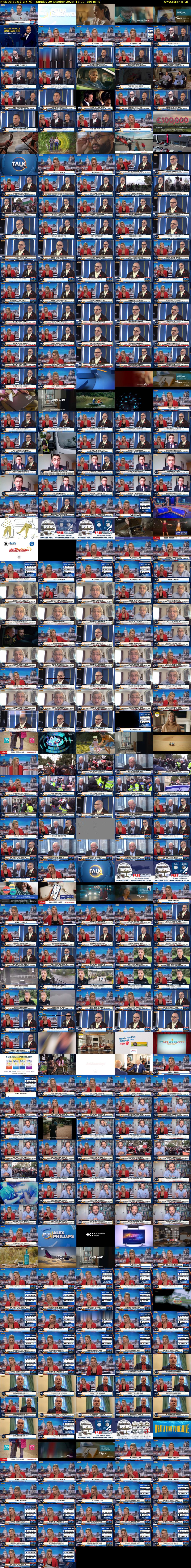 Nick De Bois (TalkTV) Sunday 29 October 2023 13:00 - 16:00