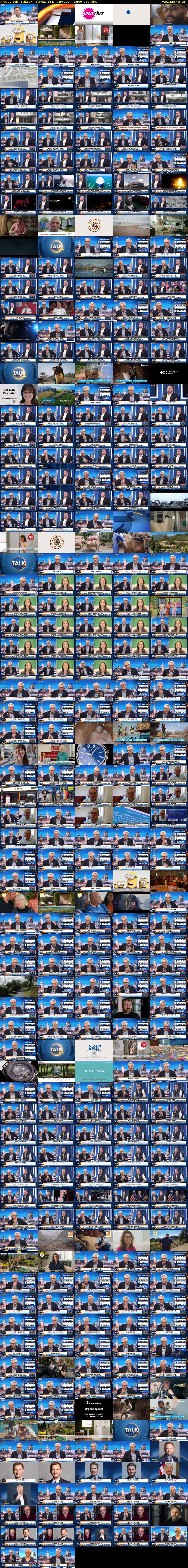 Nick De Bois (TalkTV) Sunday 28 January 2024 13:00 - 16:00