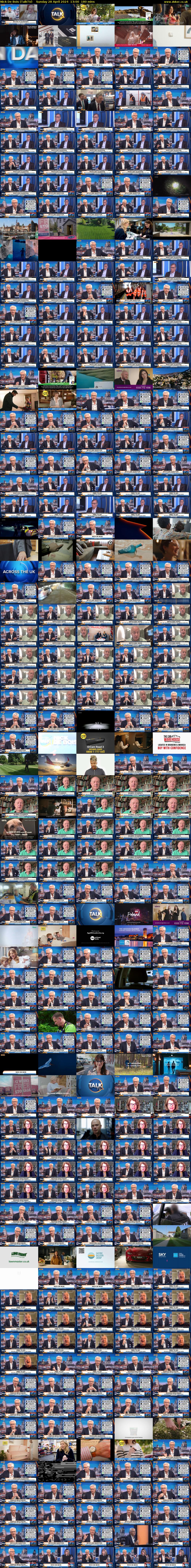 Nick De Bois (TalkTV) Sunday 28 April 2024 13:00 - 16:00