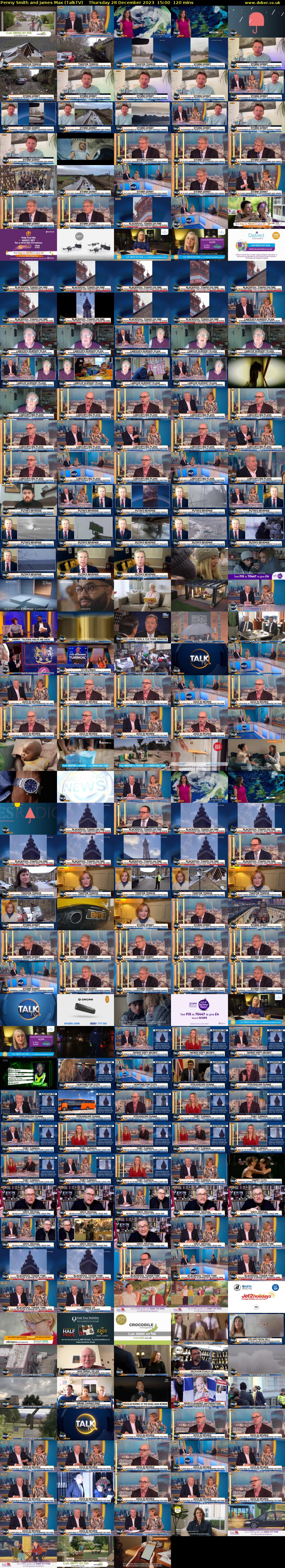 Penny Smith and James Max (TalkTV) Thursday 28 December 2023 15:00 - 17:00