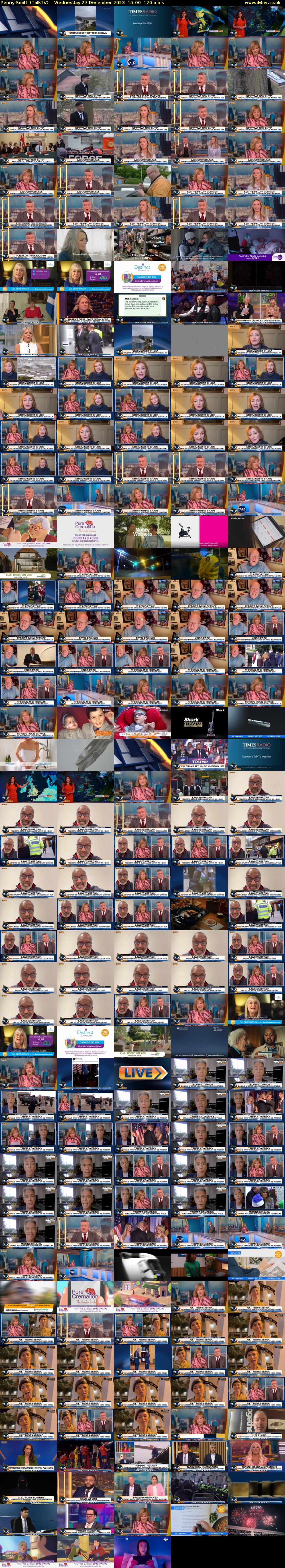 Penny Smith (TalkTV) Wednesday 27 December 2023 15:00 - 17:00