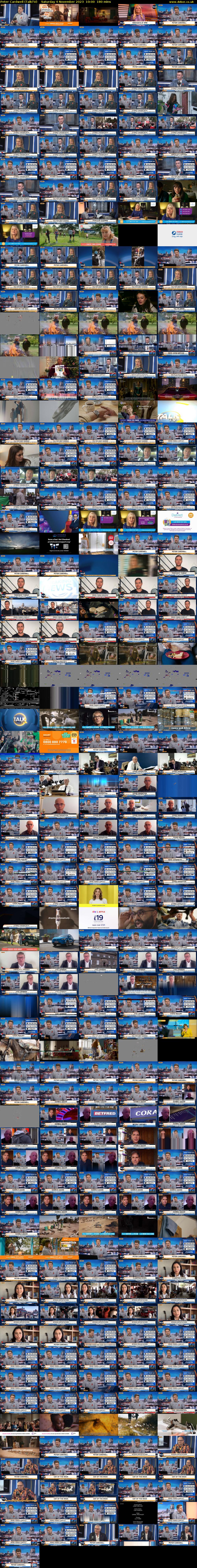 Peter Cardwell (TalkTV) Saturday 4 November 2023 10:00 - 13:00