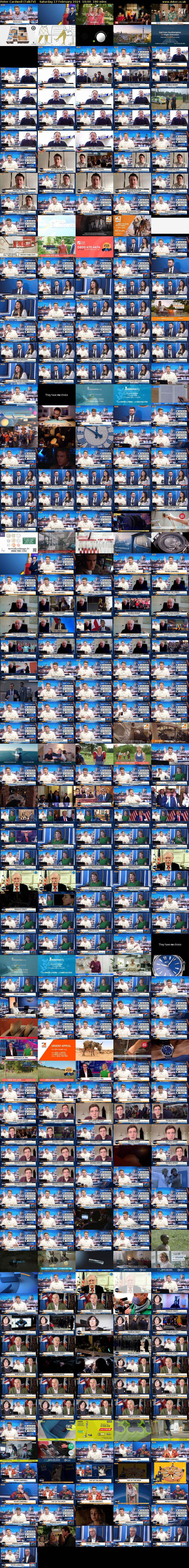 Peter Cardwell (TalkTV) Saturday 17 February 2024 10:00 - 13:00