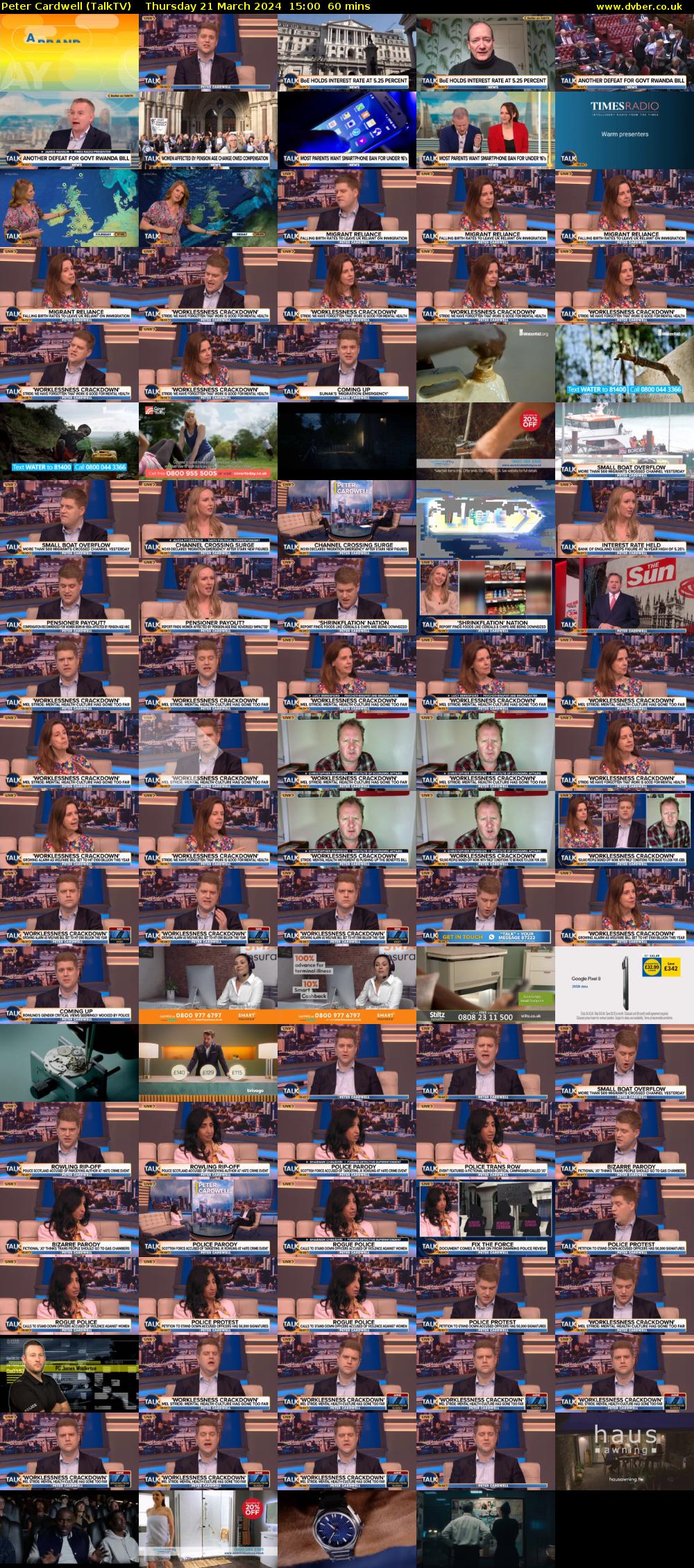 Peter Cardwell (TalkTV) Thursday 21 March 2024 15:00 - 16:00