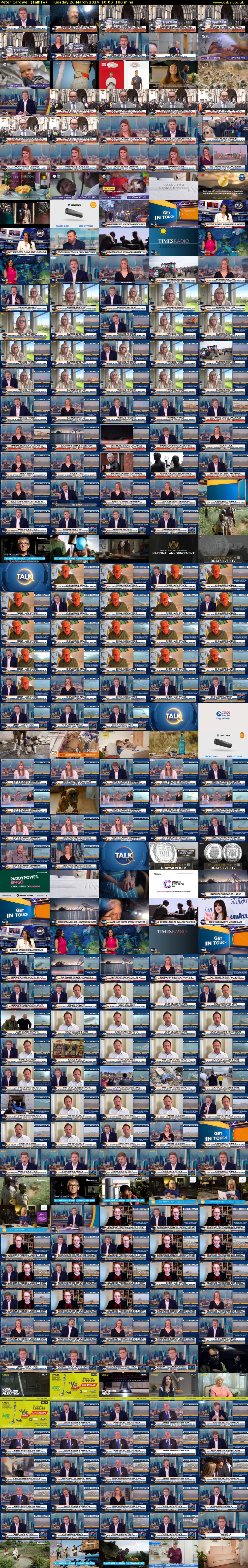 Peter Cardwell (TalkTV) Tuesday 26 March 2024 10:00 - 13:00