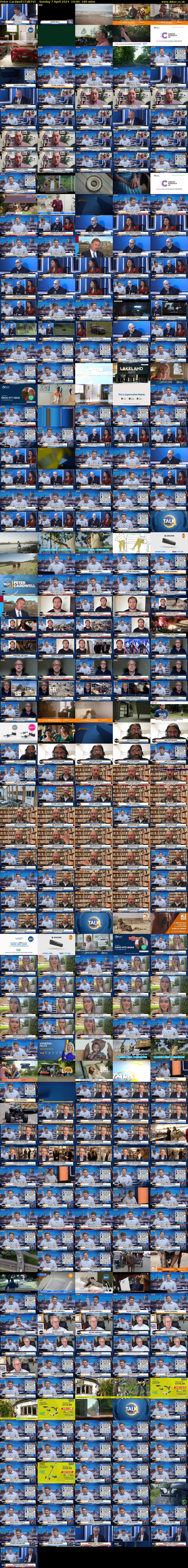Peter Cardwell (TalkTV) Sunday 7 April 2024 10:00 - 13:00
