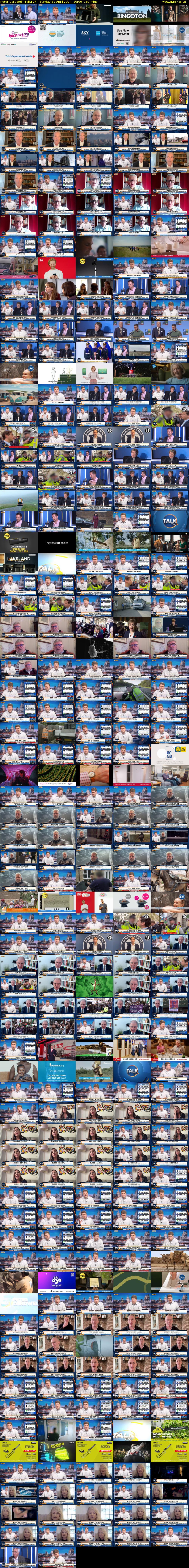 Peter Cardwell (TalkTV) Sunday 21 April 2024 10:00 - 13:00