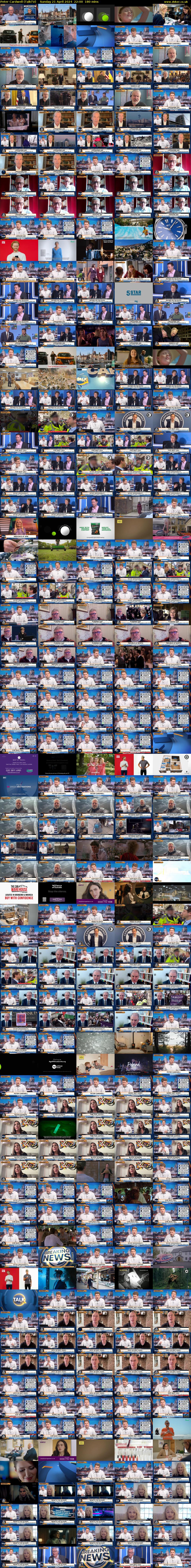 Peter Cardwell (TalkTV) Sunday 21 April 2024 22:00 - 01:00