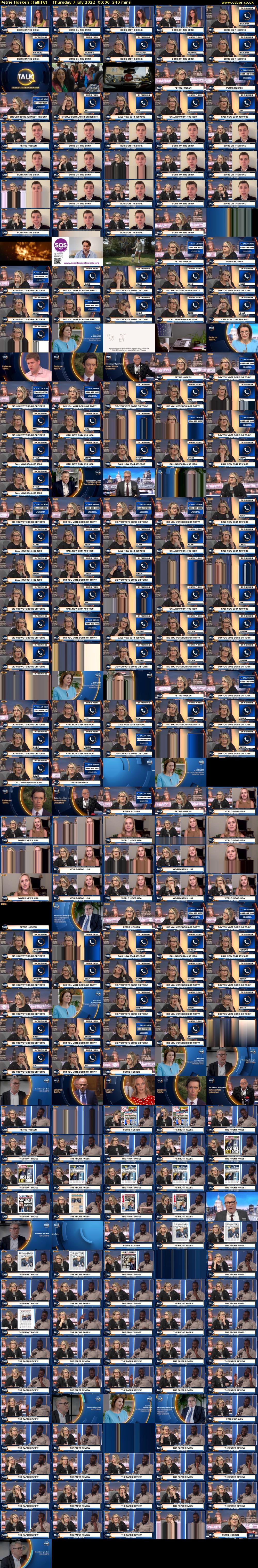 Petrie Hosken (TalkTV) Thursday 7 July 2022 00:00 - 04:00