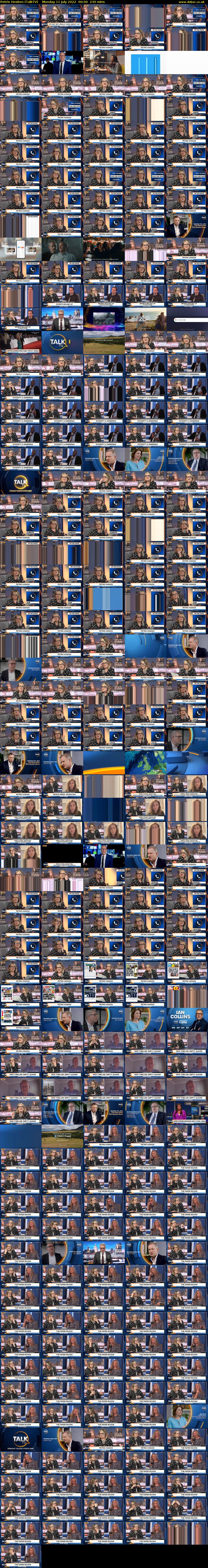 Petrie Hosken (TalkTV) Monday 11 July 2022 00:00 - 04:00