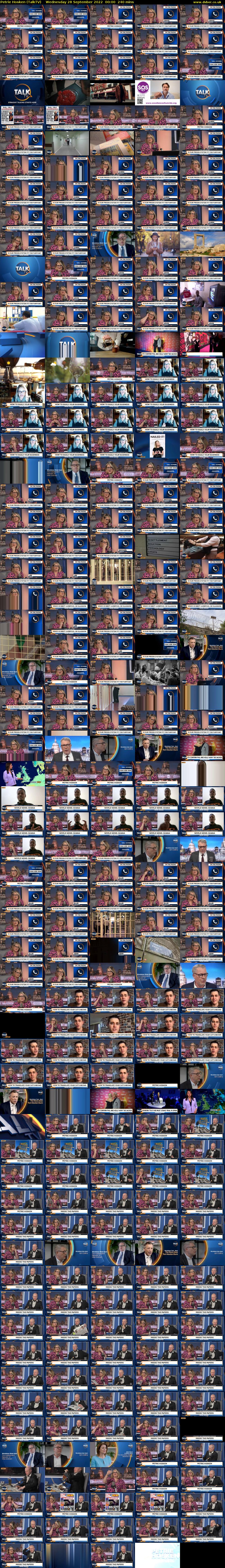 Petrie Hosken (TalkTV) Wednesday 28 September 2022 00:00 - 04:00