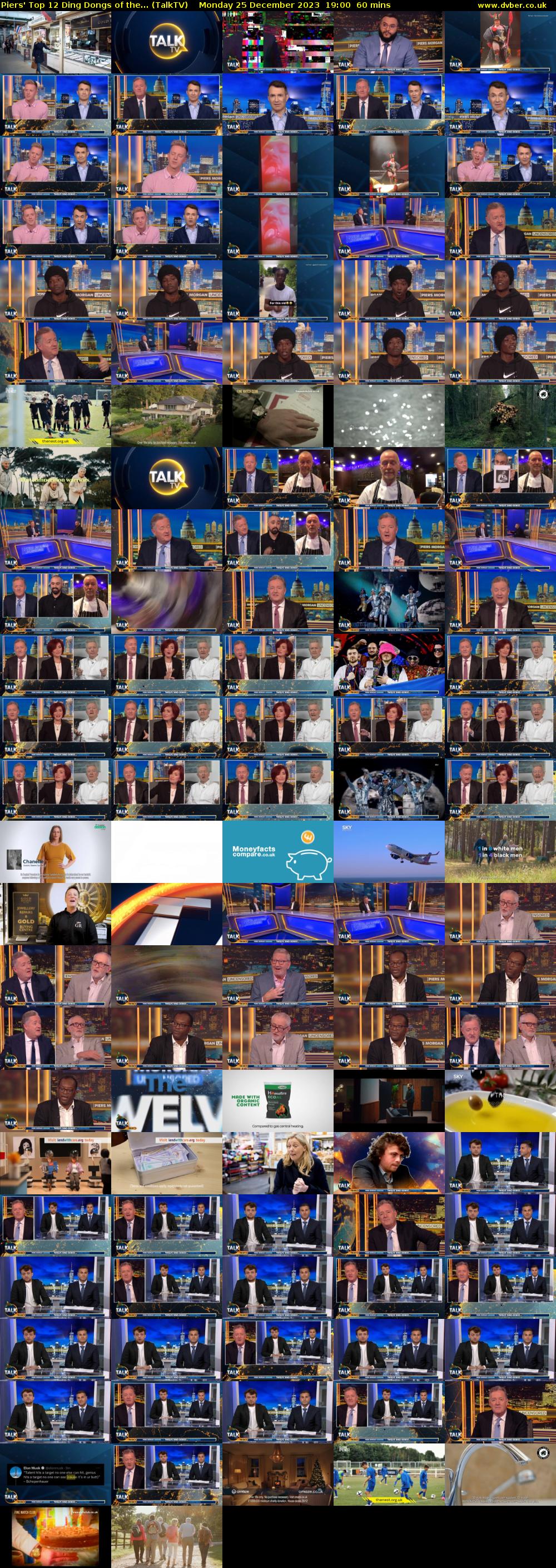Piers' Top 12 Ding Dongs of the... (TalkTV) Monday 25 December 2023 19:00 - 20:00