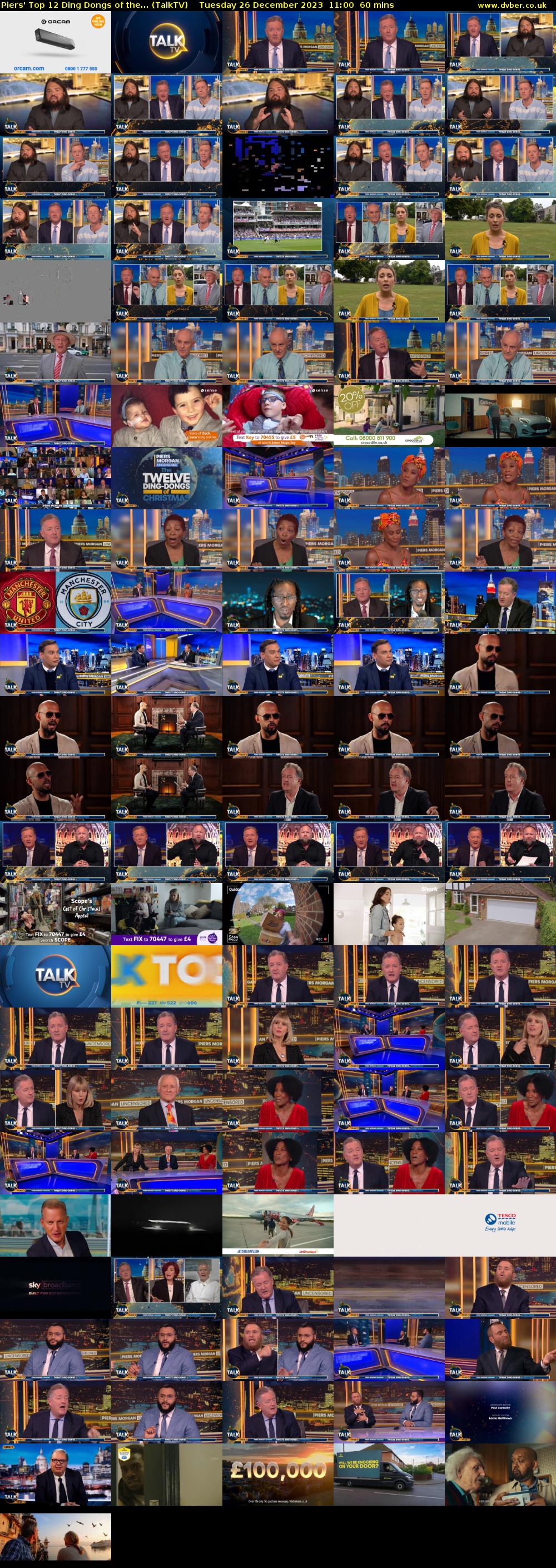 Piers' Top 12 Ding Dongs of the... (TalkTV) Tuesday 26 December 2023 11:00 - 12:00