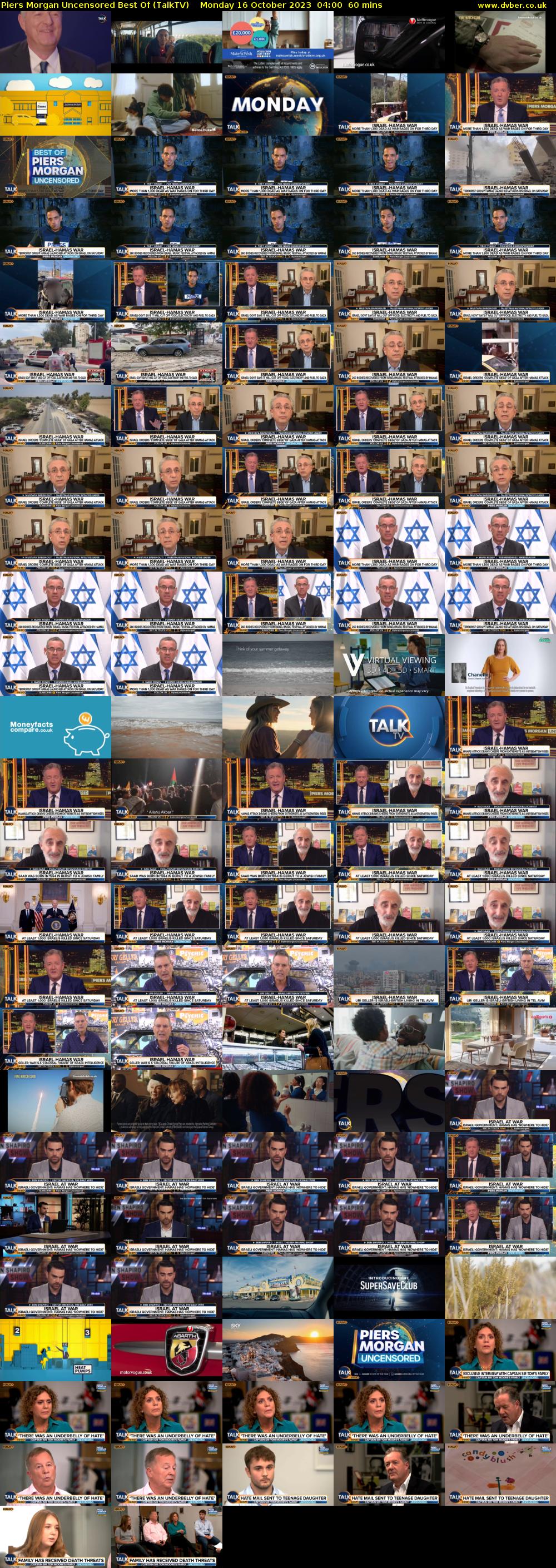 Piers Morgan Uncensored Best Of (TalkTV) Monday 16 October 2023 04:00 - 05:00
