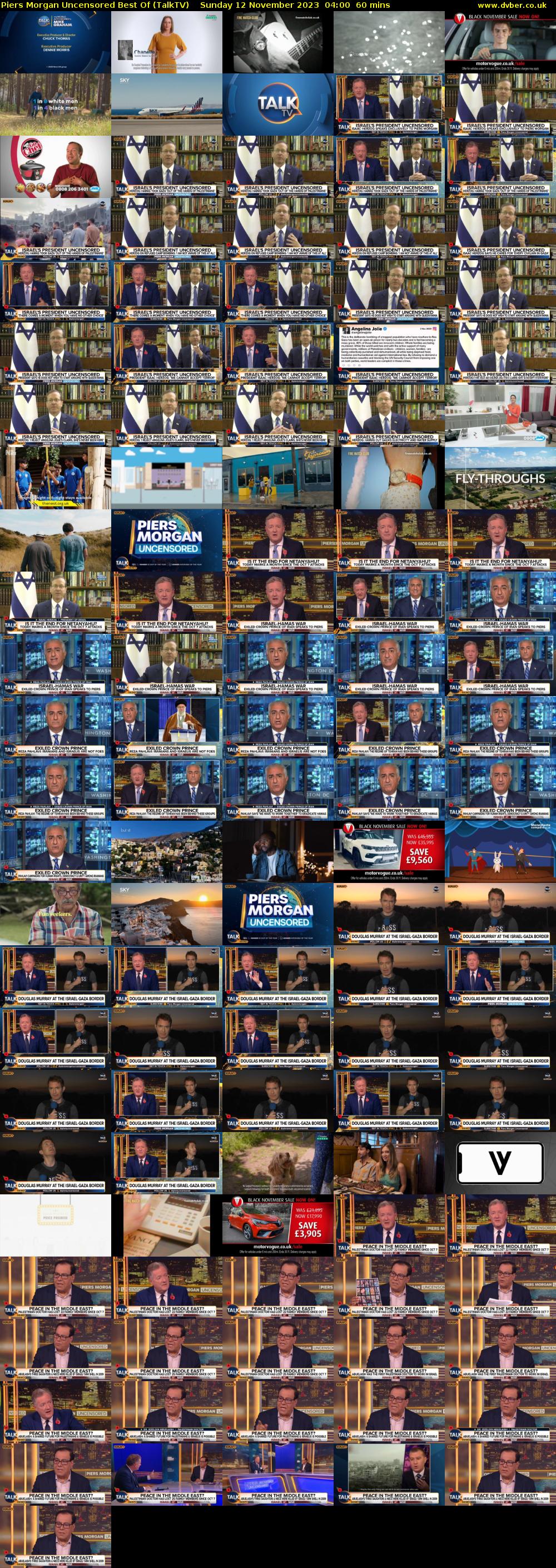 Piers Morgan Uncensored Best Of (TalkTV) Sunday 12 November 2023 04:00 - 05:00