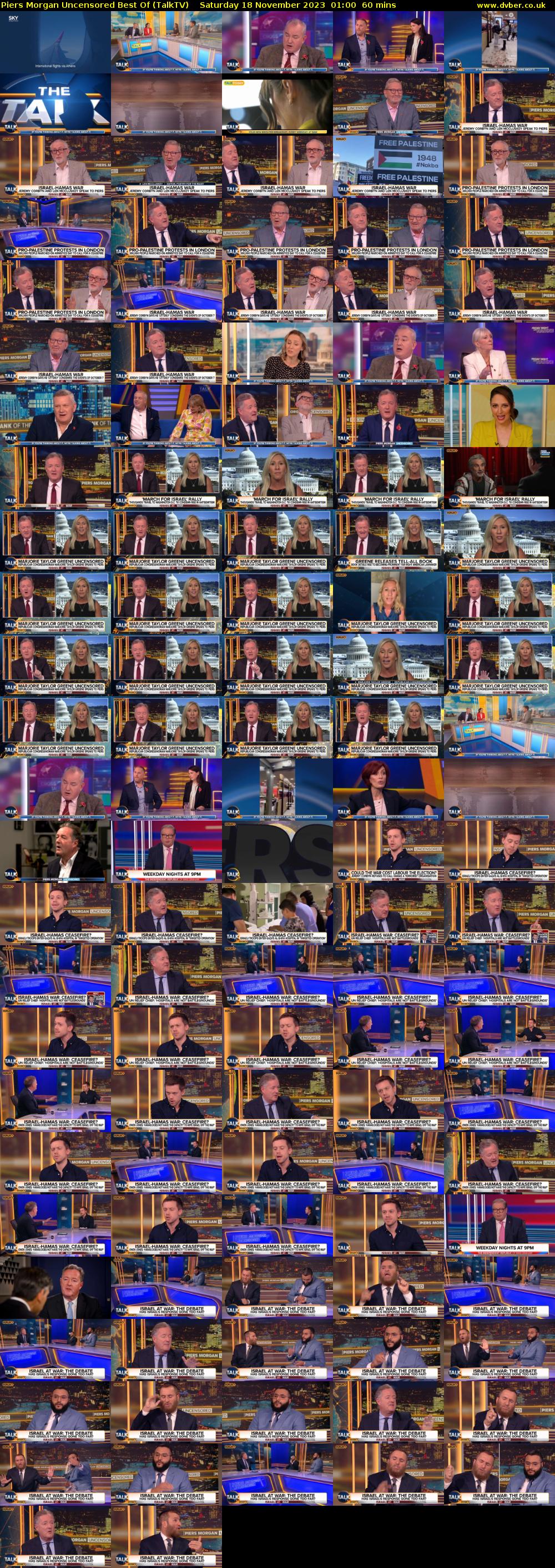 Piers Morgan Uncensored Best Of (TalkTV) Saturday 18 November 2023 01:00 - 02:00