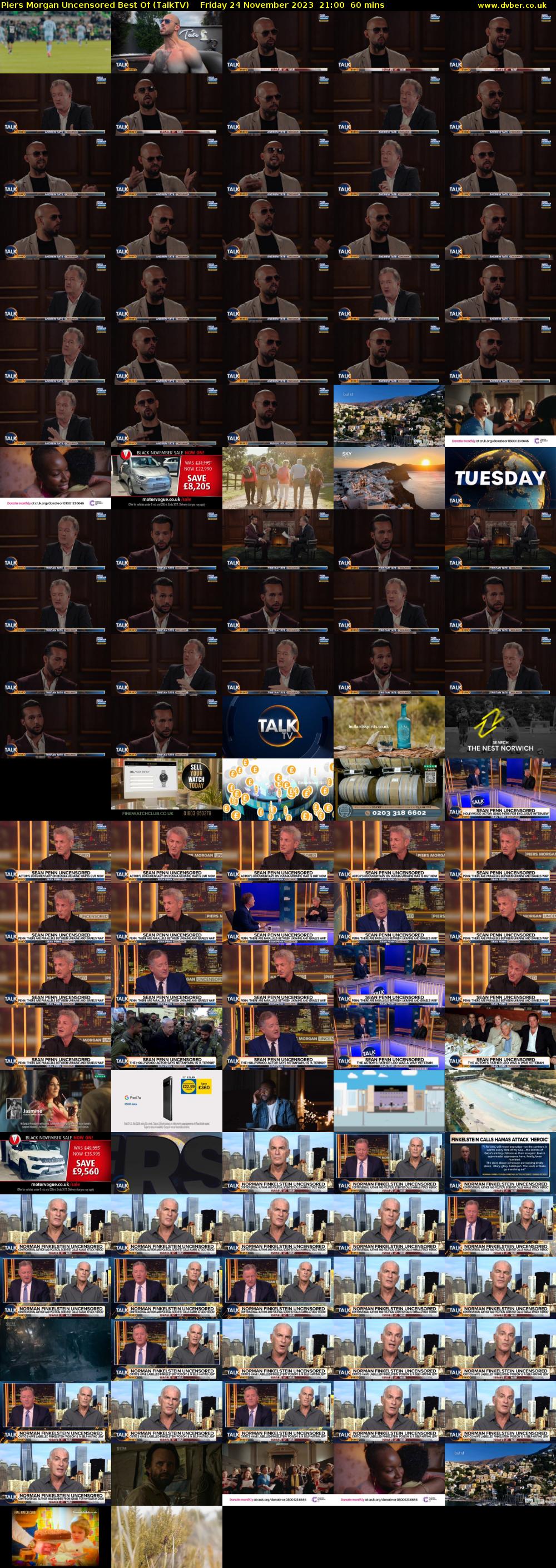Piers Morgan Uncensored Best Of (TalkTV) Friday 24 November 2023 21:00 - 22:00