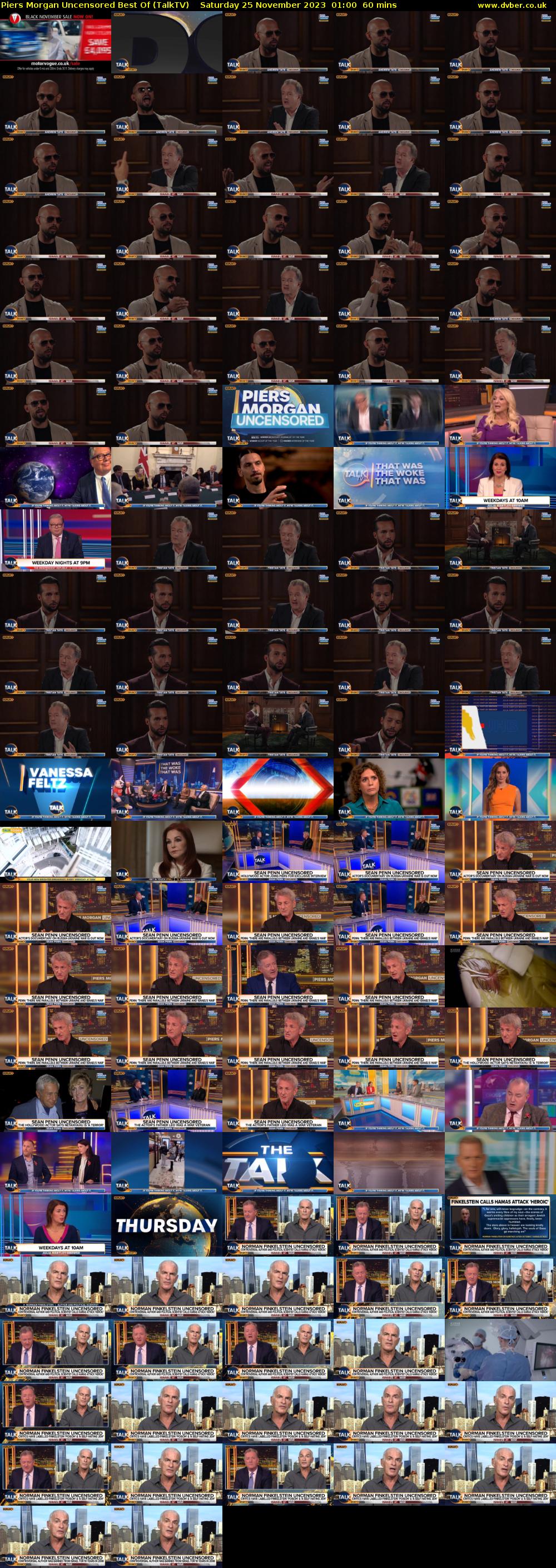 Piers Morgan Uncensored Best Of (TalkTV) Saturday 25 November 2023 01:00 - 02:00