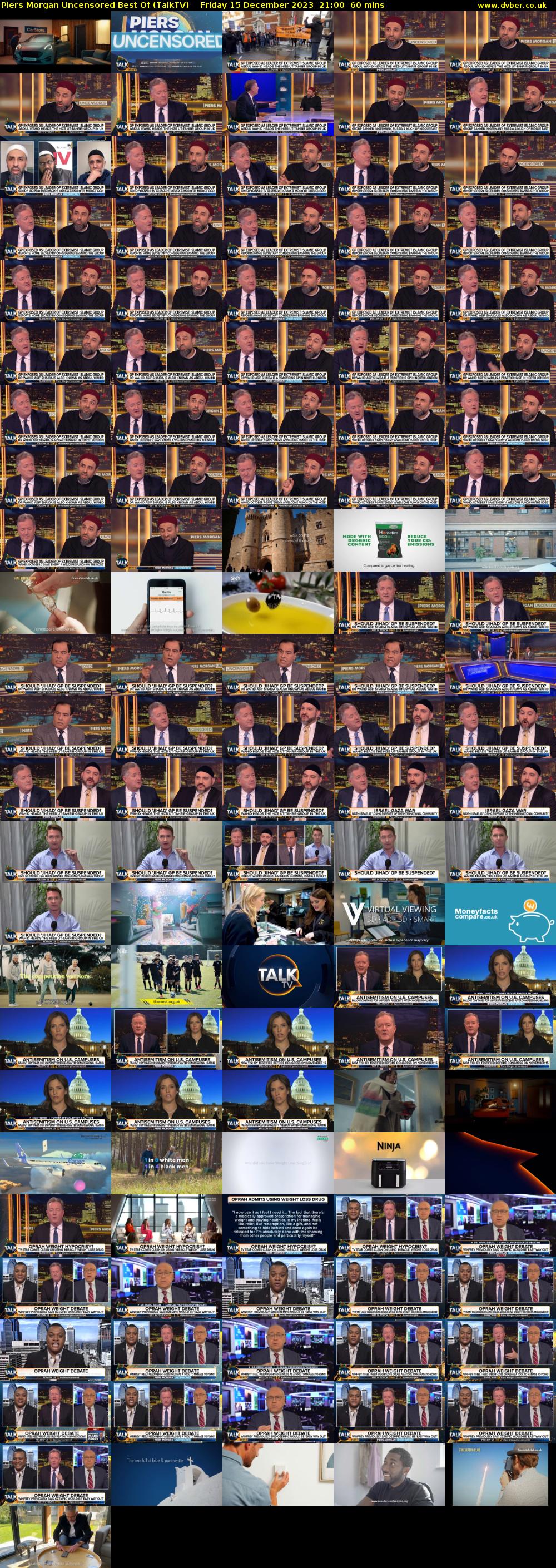 Piers Morgan Uncensored Best Of (TalkTV) Friday 15 December 2023 21:00 - 22:00