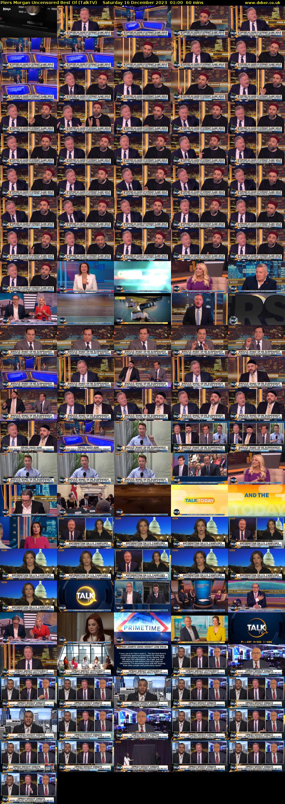 Piers Morgan Uncensored Best Of (TalkTV) Saturday 16 December 2023 01:00 - 02:00