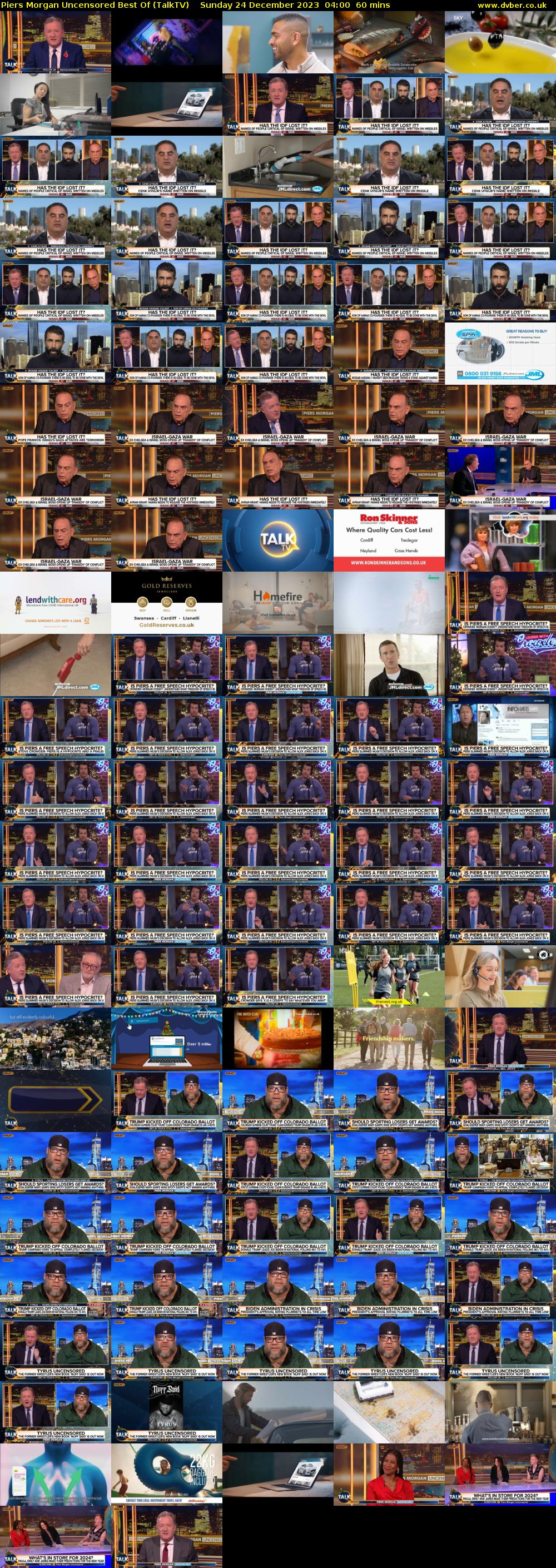 Piers Morgan Uncensored Best Of (TalkTV) Sunday 24 December 2023 04:00 - 05:00