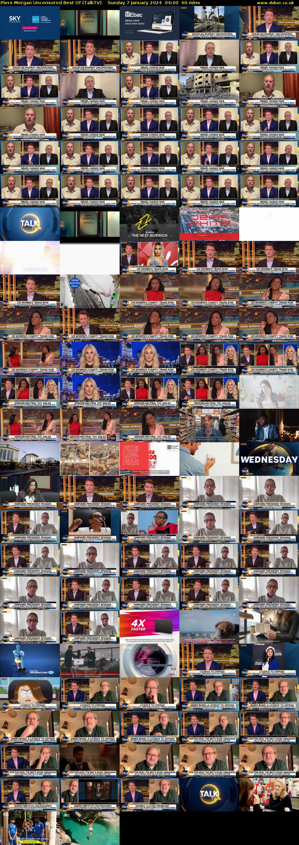 Piers Morgan Uncensored Best Of (TalkTV) Sunday 7 January 2024 04:00 - 05:00