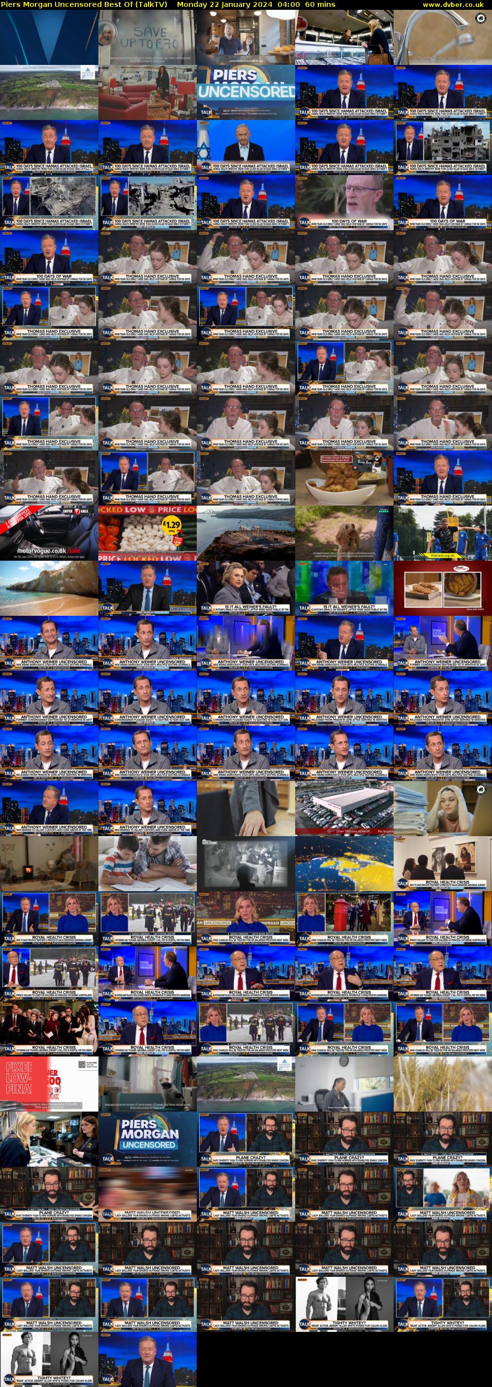 Piers Morgan Uncensored Best Of (TalkTV) Monday 22 January 2024 04:00 - 05:00