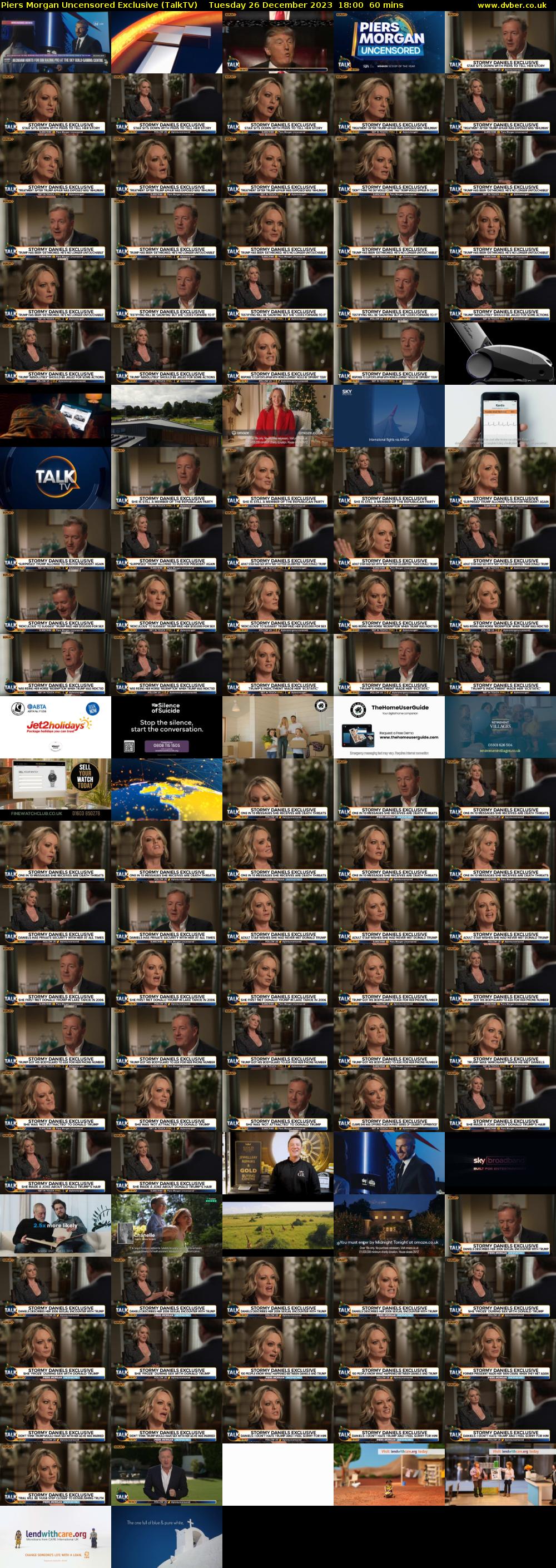 Piers Morgan Uncensored Exclusive (TalkTV) Tuesday 26 December 2023 18:00 - 19:00