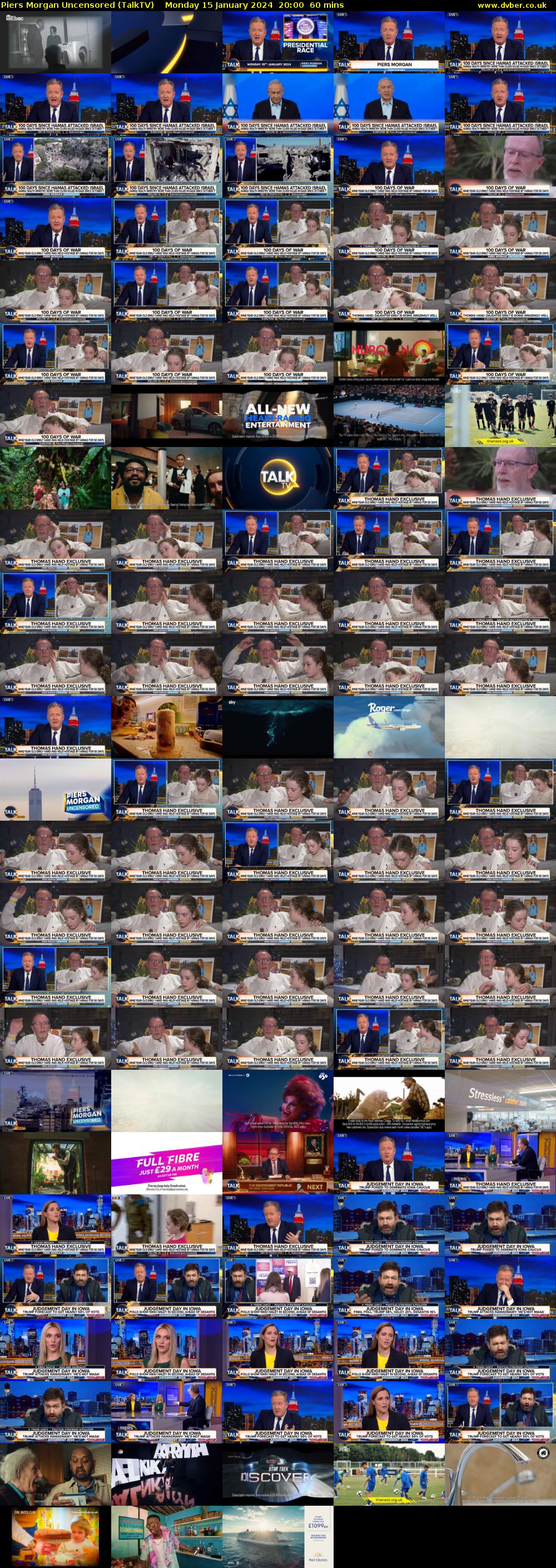 Piers Morgan Uncensored (TalkTV) Monday 15 January 2024 20:00 - 21:00