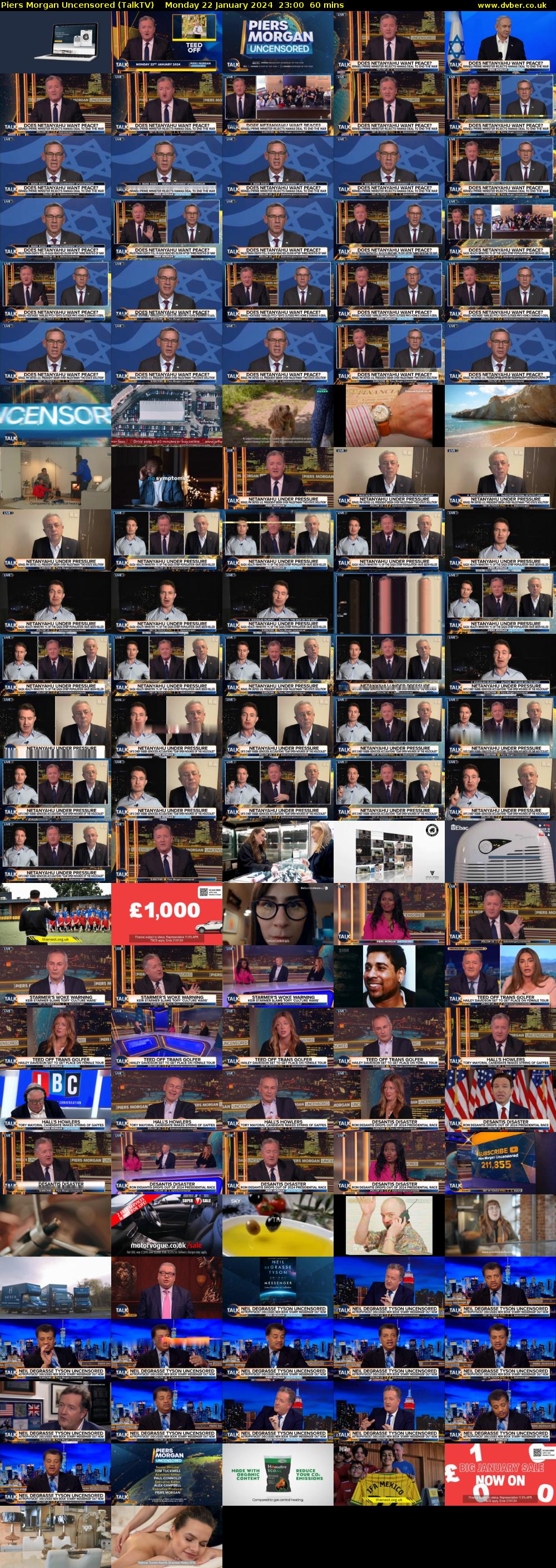 Piers Morgan Uncensored (TalkTV) Monday 22 January 2024 23:00 - 00:00