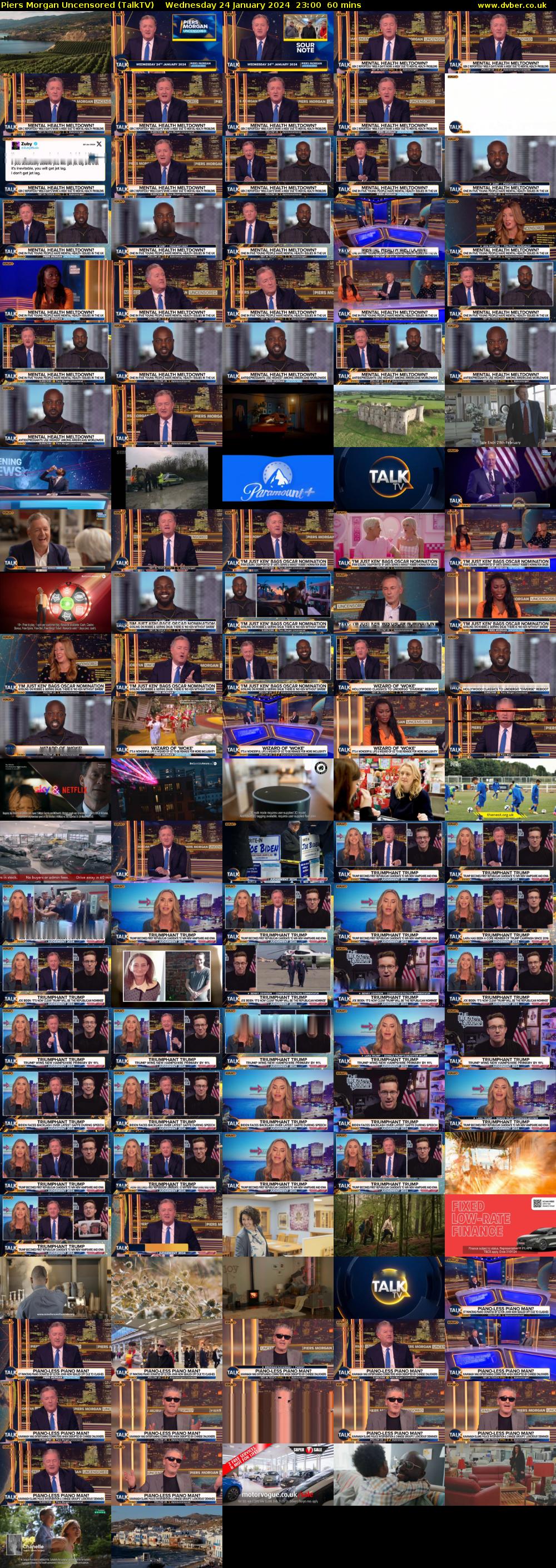 Piers Morgan Uncensored (TalkTV) Wednesday 24 January 2024 23:00 - 00:00