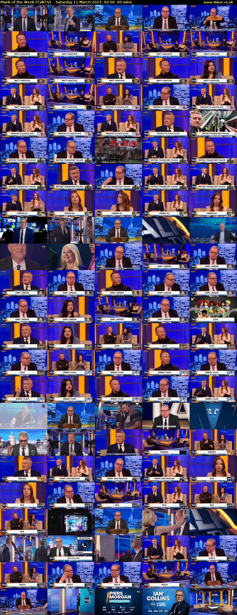 Plank of the Week (TalkTV) Saturday 11 March 2023 02:00 - 03:00