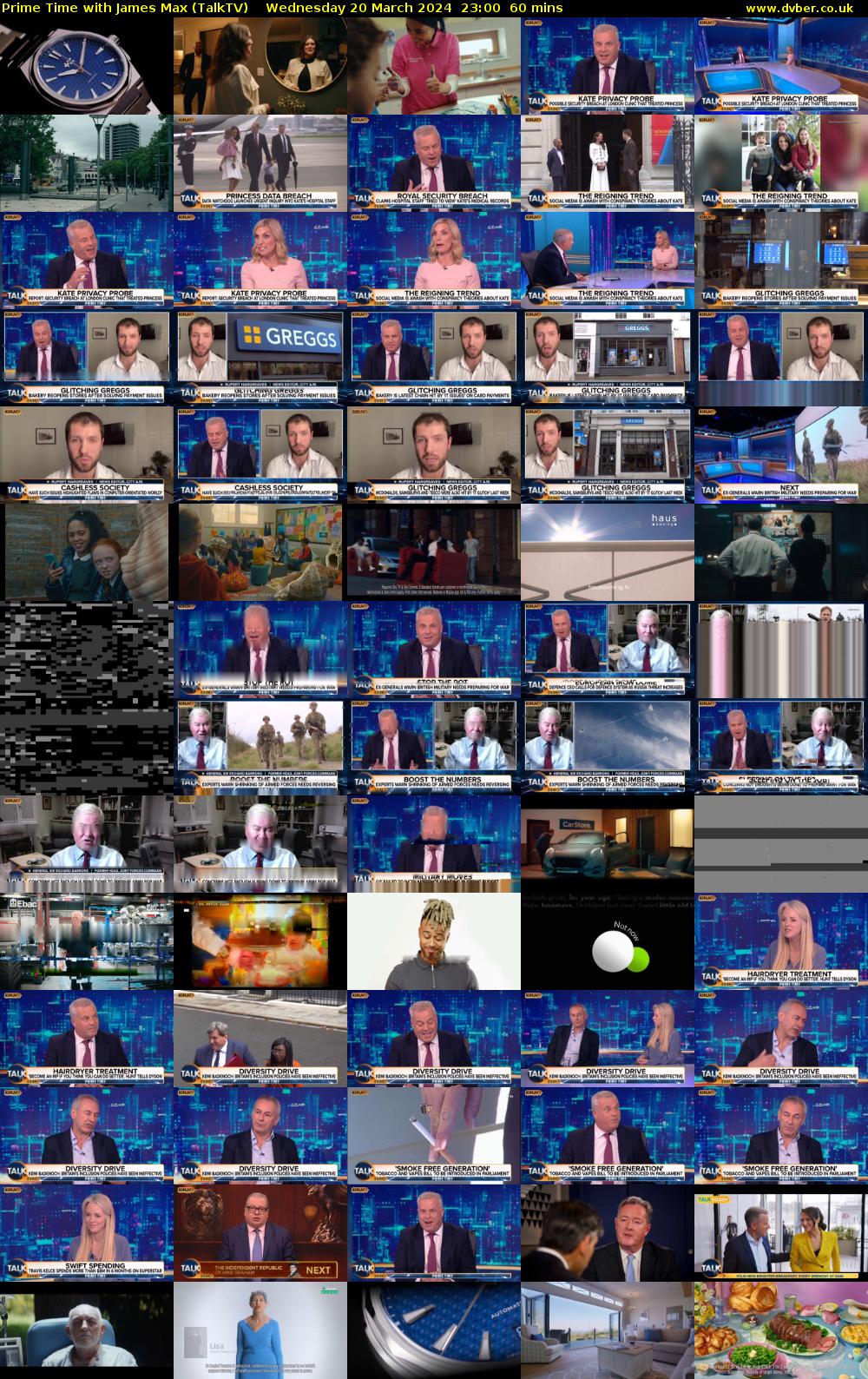 Prime Time with James Max (TalkTV) Wednesday 20 March 2024 23:00 - 00:00