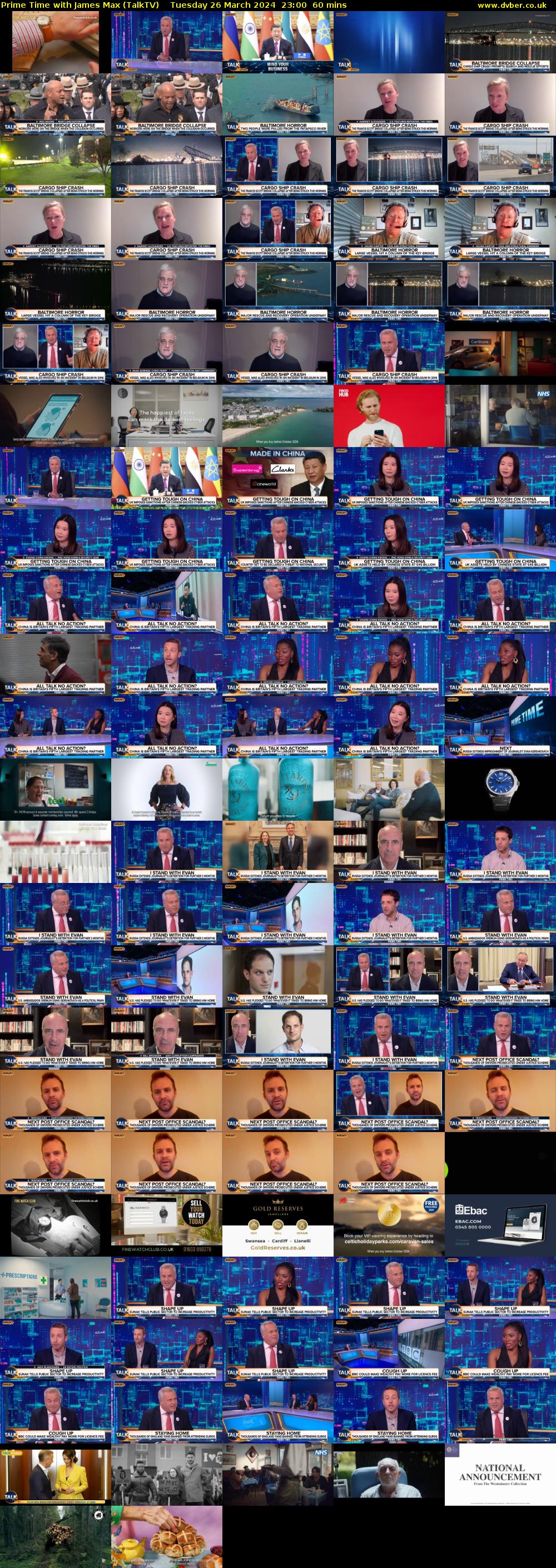 Prime Time with James Max (TalkTV) Tuesday 26 March 2024 23:00 - 00:00