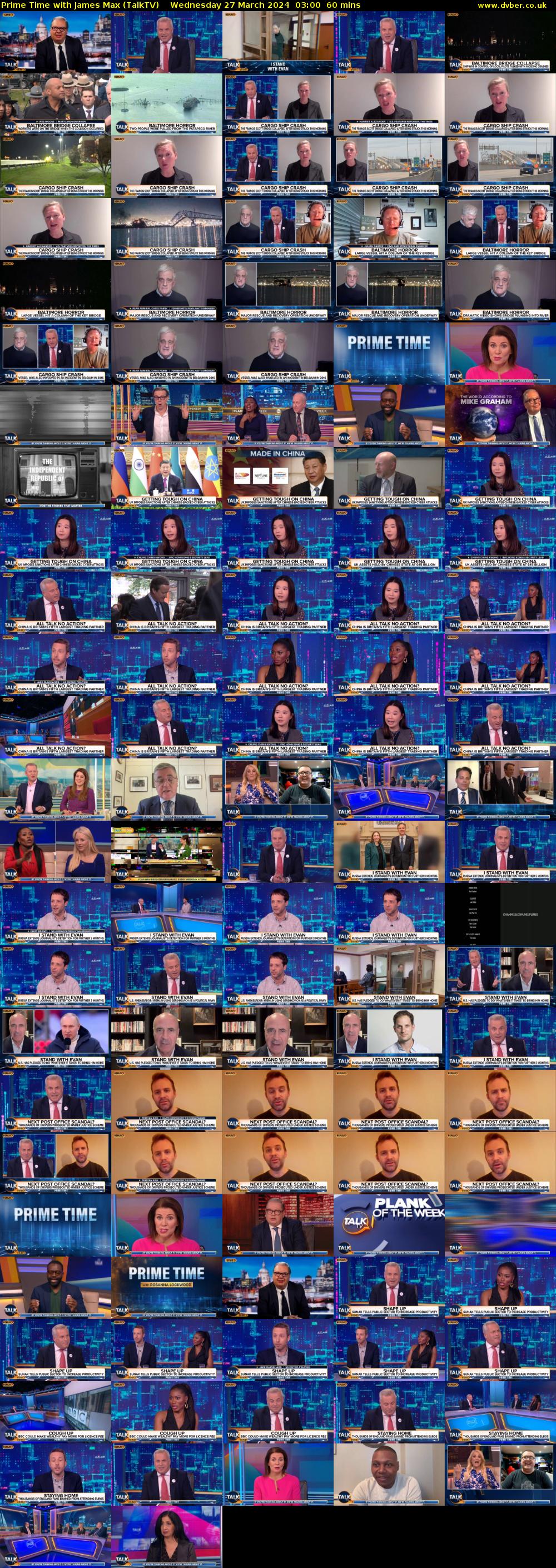 Prime Time with James Max (TalkTV) Wednesday 27 March 2024 03:00 - 04:00