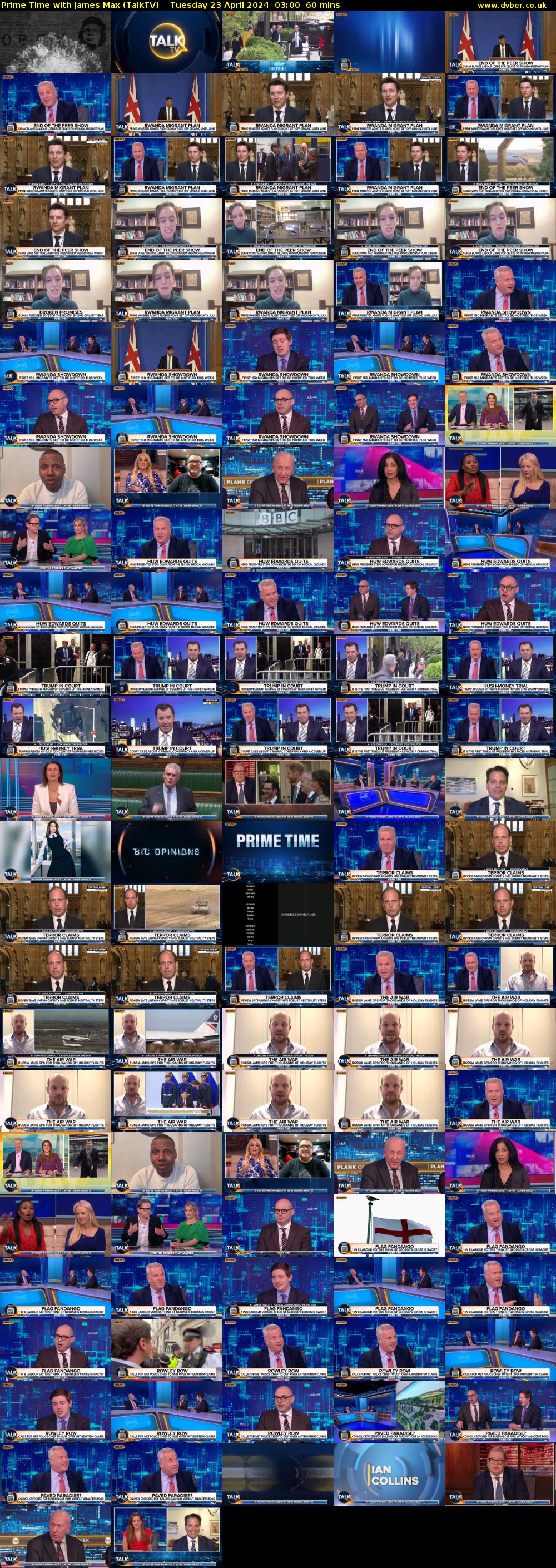 Prime Time with James Max (TalkTV) Tuesday 23 April 2024 03:00 - 04:00