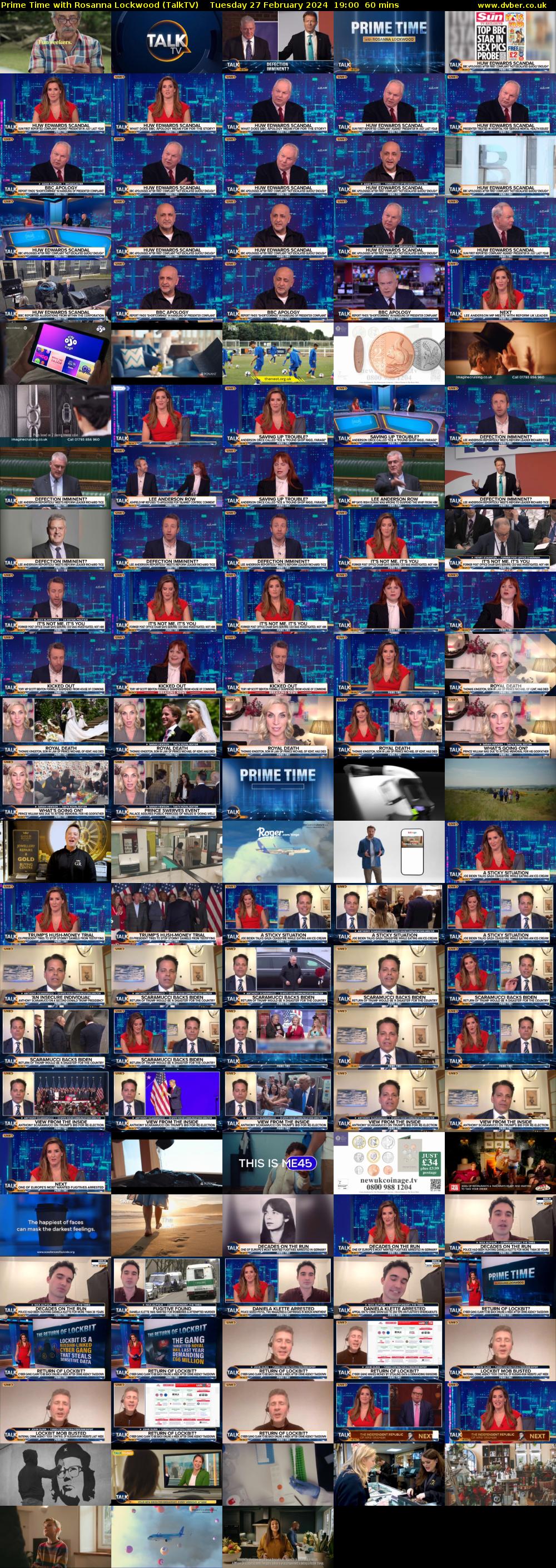 Prime Time with Rosanna Lockwood (TalkTV) Tuesday 27 February 2024 19:00 - 20:00