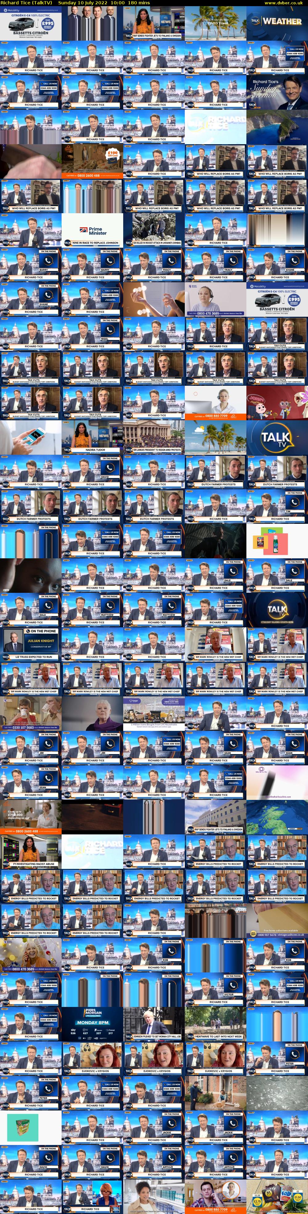 Richard Tice (TalkTV) Sunday 10 July 2022 10:00 - 13:00
