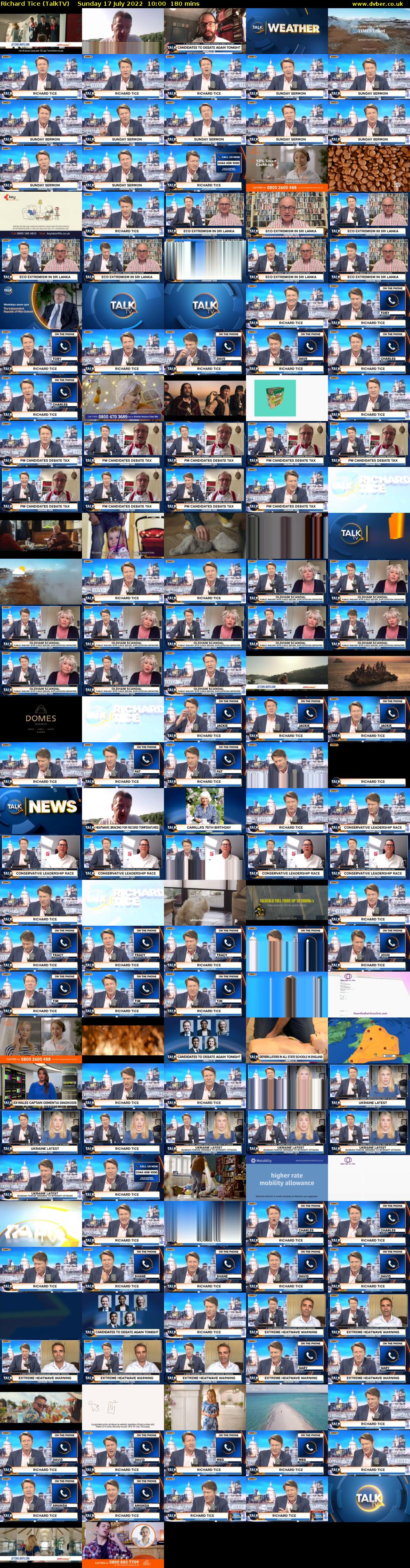 Richard Tice (TalkTV) Sunday 17 July 2022 10:00 - 13:00
