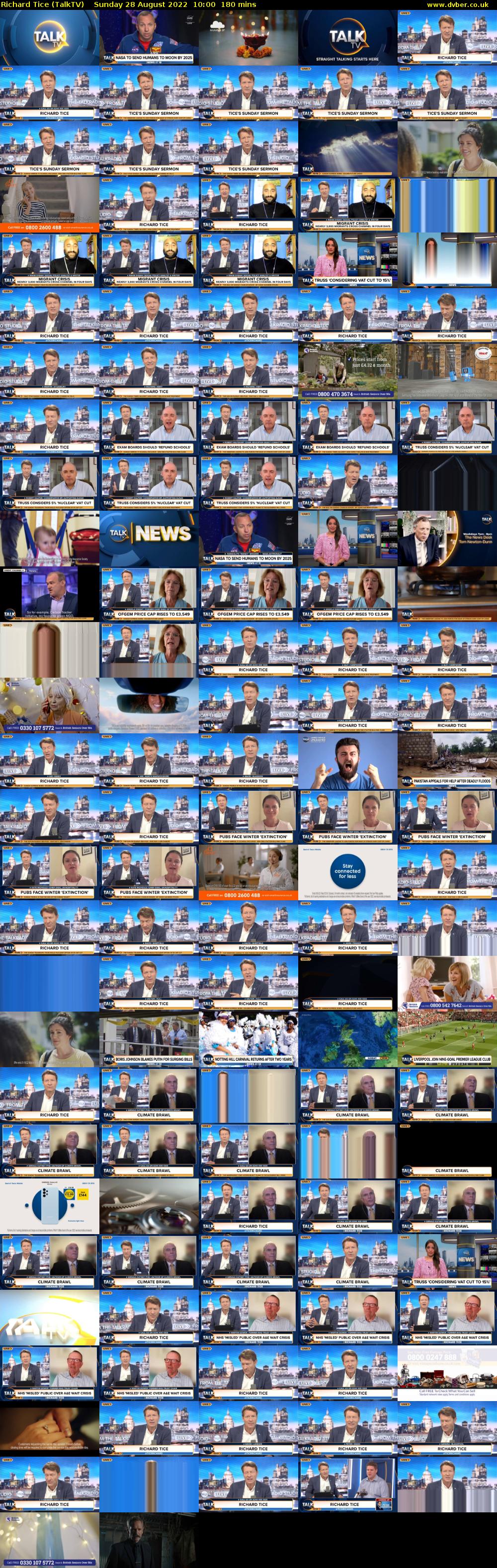 Richard Tice (TalkTV) Sunday 28 August 2022 10:00 - 13:00