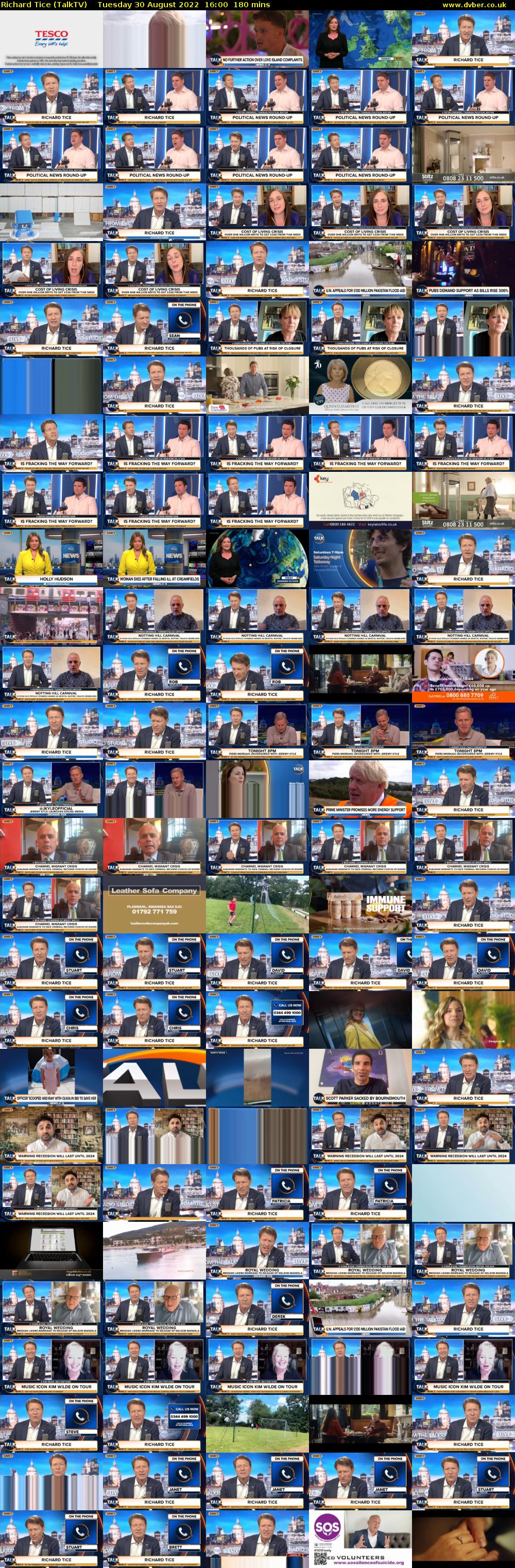 Richard Tice (TalkTV) Tuesday 30 August 2022 16:00 - 19:00