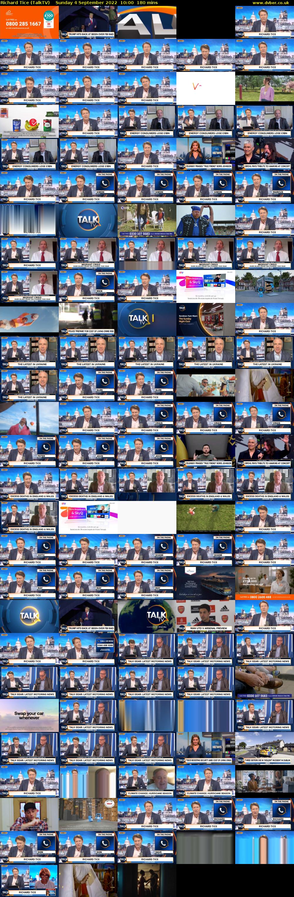 Richard Tice (TalkTV) Sunday 4 September 2022 10:00 - 13:00