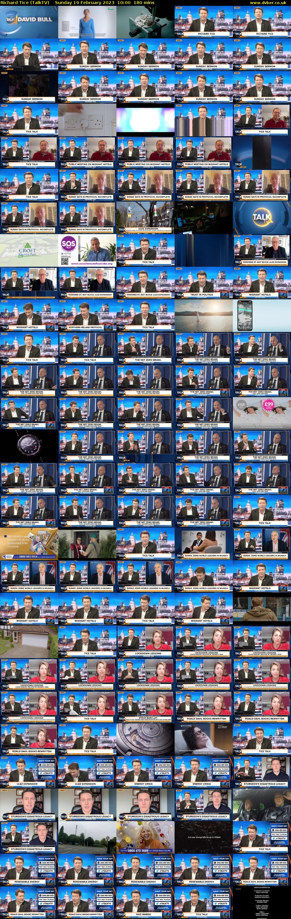 Richard Tice (TalkTV) Sunday 19 February 2023 10:00 - 13:00