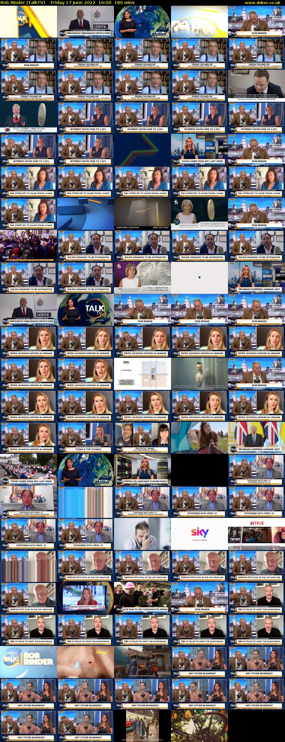 Rob Rinder (TalkTV) Friday 17 June 2022 16:00 - 19:00